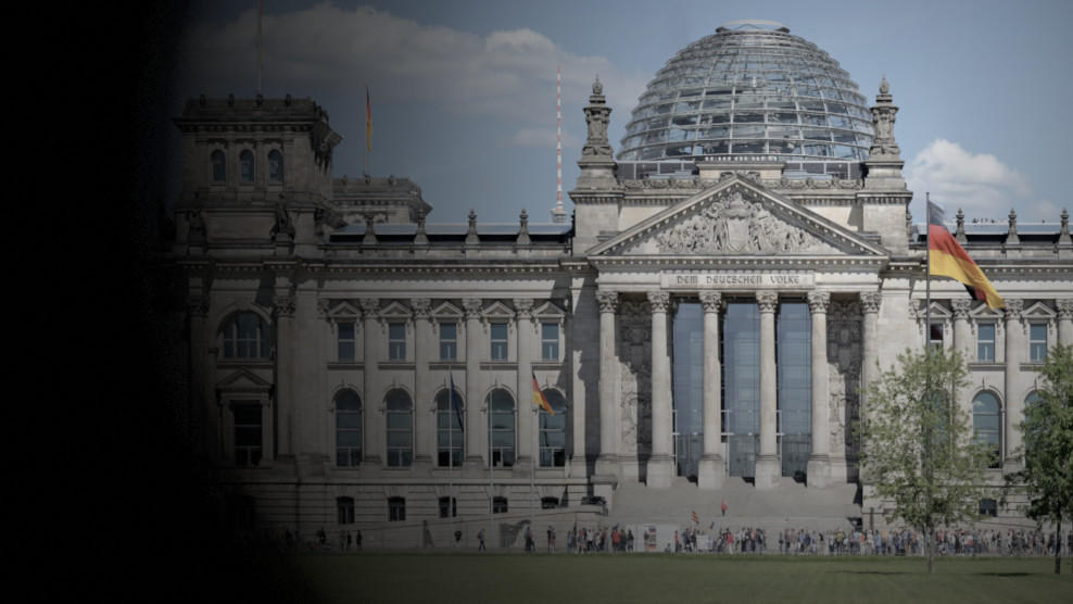 Ansicht des Reichstagsgebäudes